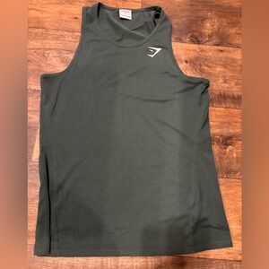 Gymshark Dark Green Sleeveless Top